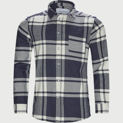 Jeremy Check Flannel Shirt Regular fit | Jeremy Check Flannel Shirt | Blå